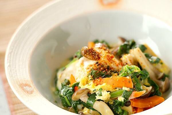 高野豆腐の卵とじ