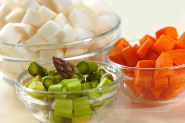 メカジキのソテー粒マスタード風味の作り方の手順2