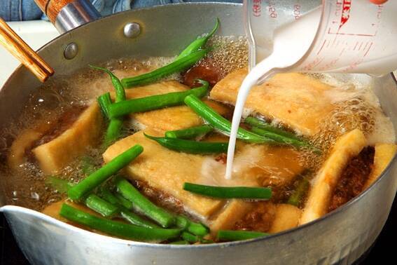 高野豆腐の揚げ煮の作り方の手順10
