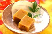 サツマイモとデーツのようかん