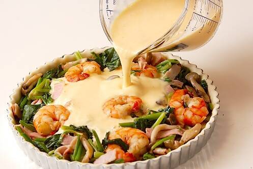 ほうれん草のキッシュの作り方の手順10