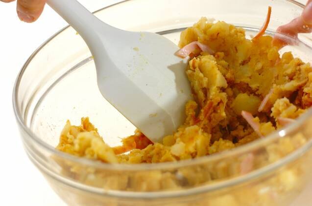 カレー風味のポテトサラダの作り方の手順5