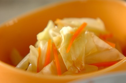 キャベツのレモンしょうゆ