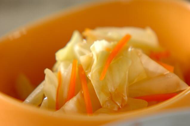 キャベツのレモンしょうゆ
