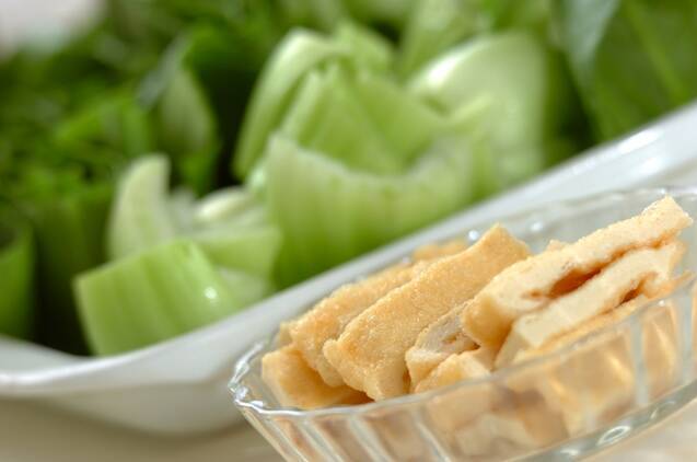 チンゲン菜の煮びたしの作り方の手順1