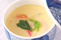 エビと鶏肉の茶わん蒸し