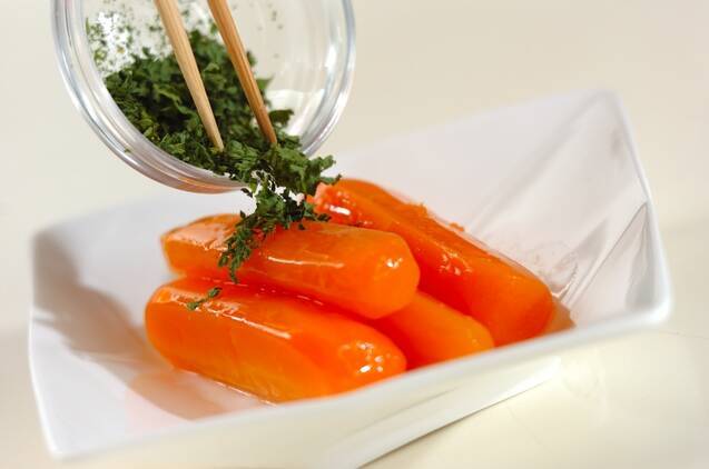 ニンジンのココナッツグラッセの作り方の手順4