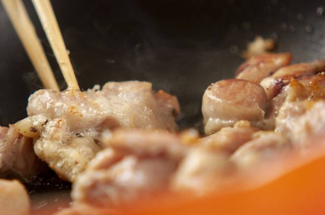 チキンのバルサミコ酢炒めの作り方の手順3