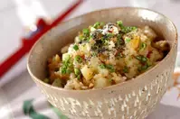 大根の鶏だし炊き込みご飯