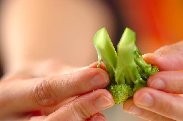 ブロッコリーのフリッターの作り方の手順1