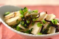 カブの塩昆布和え