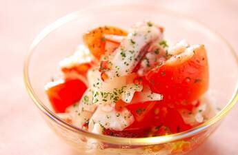 トマトとタコのマリネ