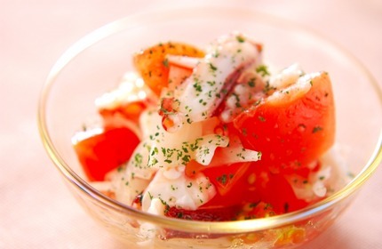 トマトとタコのマリネ