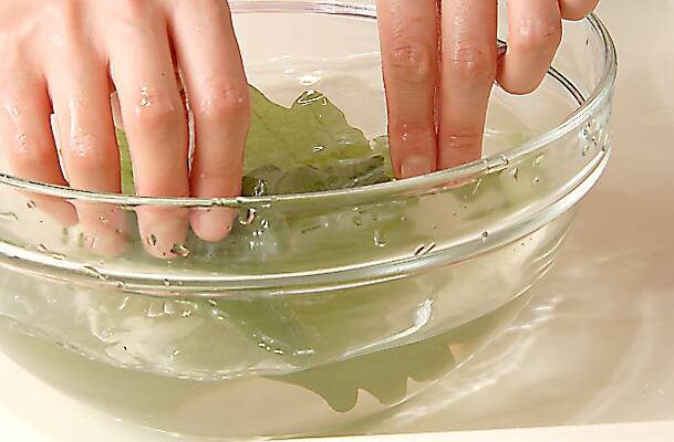 柏餅の作り方の手順1