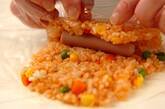 ロールオムライスの作り方2
