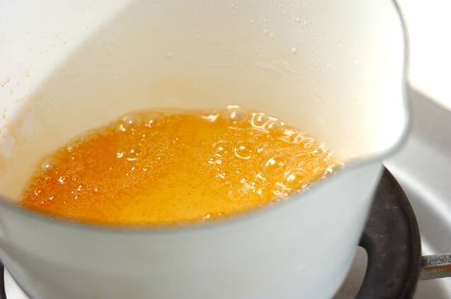 プリン・ア・ラ・モードの作り方の手順3