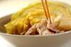 春キャベツと豚肉の蒸し煮の作り方の手順4