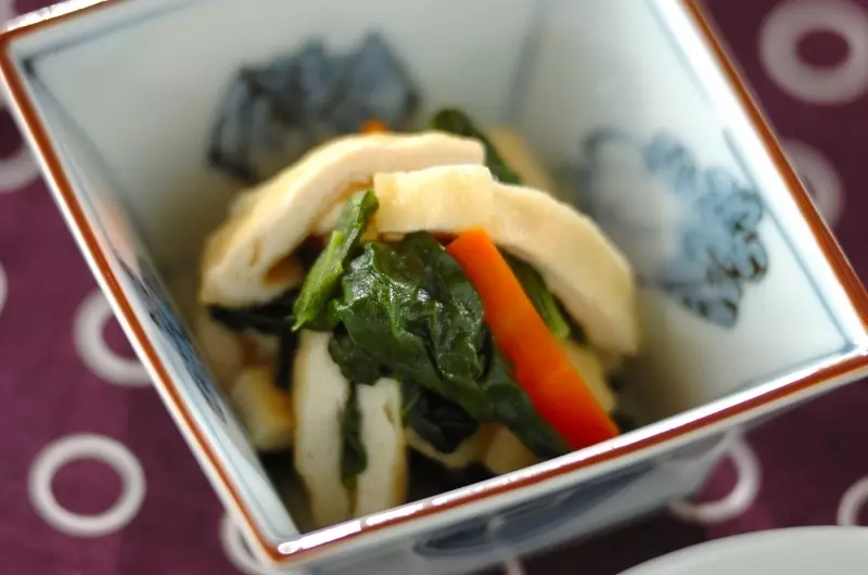 小松菜と油揚げの白だし煮 副菜 レシピ 作り方 E レシピ 料理のプロが作る簡単レシピ