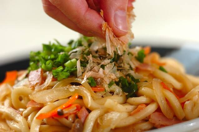 焼うどん・ピーマンとツナのサッと煮の作り方の手順5