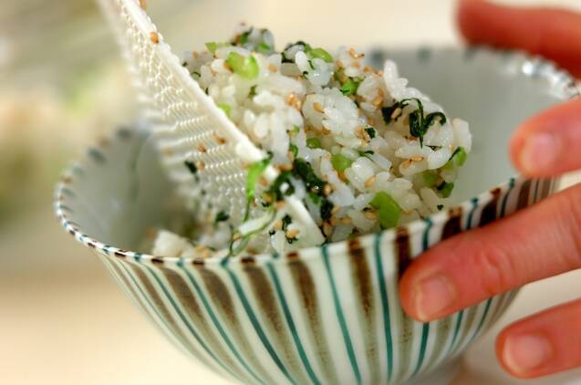 菜めしの作り方の手順2