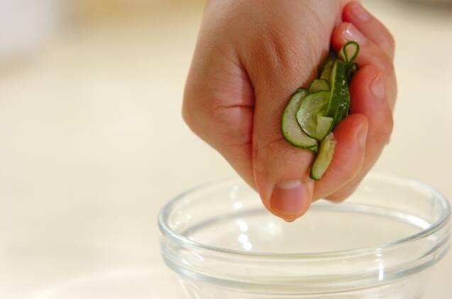 ジャコキュウリのせ奴の作り方の手順2