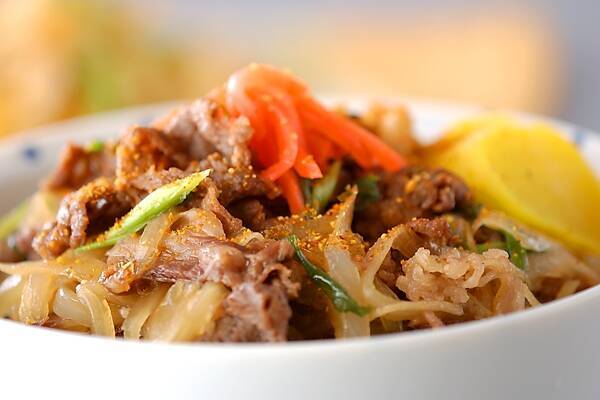さっぱり牛丼