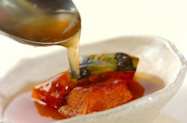 揚げカボチャのあんかけの作り方の手順3