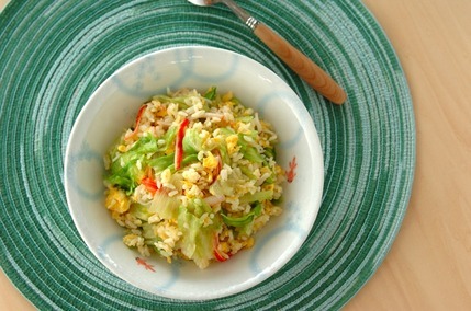 レタスチャーハン ぱぱっと簡単 しっとりパラパラ by横田 真未さん