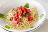 トマトの冷製パスタ