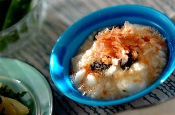 長芋とのりの酢の物