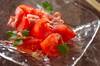 トマトと生ハムのサラダの作り方の手順