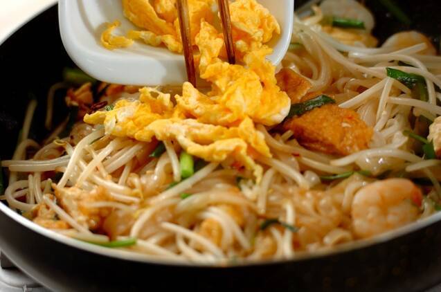 タイ風焼きそばの作り方の手順8