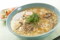 チキンボーンブロスで豆腐入りサンラータン