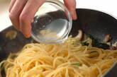 キノコと春菊のパスタの作り方5