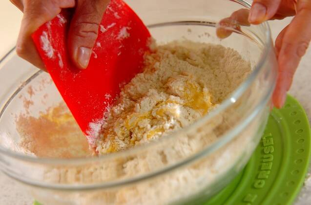 クリスマスツリーコロネの作り方の手順2