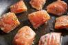 鮭のハーブマリネ焼きの作り方の手順4