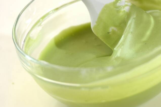 抹茶チーズケーキの作り方の手順7