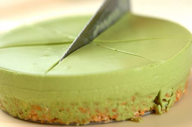 抹茶チーズケーキの作り方の手順8