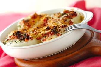 新玉ネギのグラタン