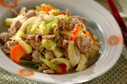 豚肉とキャベツの炒め物