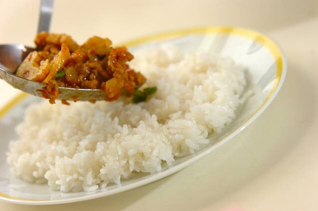 カボチャとレンコンのドライカレーの作り方の手順4