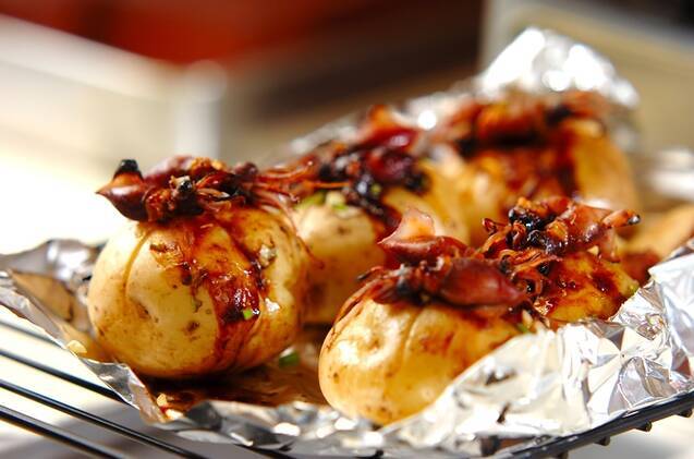 新ジャガとホタルイカの田楽みその作り方の手順5