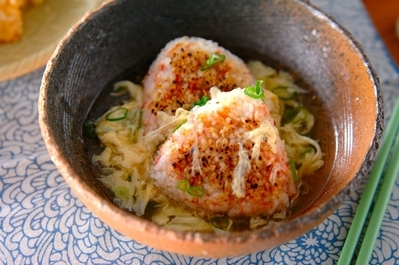 焼きおにぎりあんかけ レシピ 作り方 E レシピ 料理のプロが作る簡単レシピ