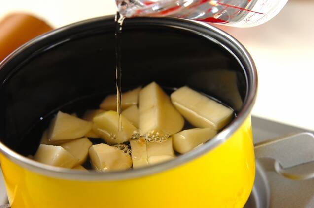 ジャガイモとグリンピースのカレーの作り方の手順3