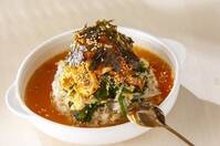 スタミナ満点！キムチ入り鶏クッパ