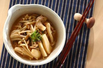 キノコのサッパリゴマ和え