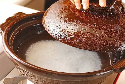 菜っ葉のおかゆの作り方の手順4