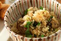 カキの炊き込み御飯