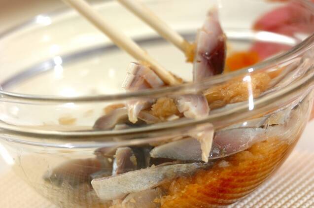 しめサバのおろし和えの作り方の手順2