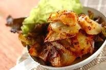 ジャガイモのマスタード炒め